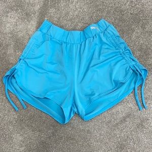 High Waisted Blue “PUMA” Shorts
